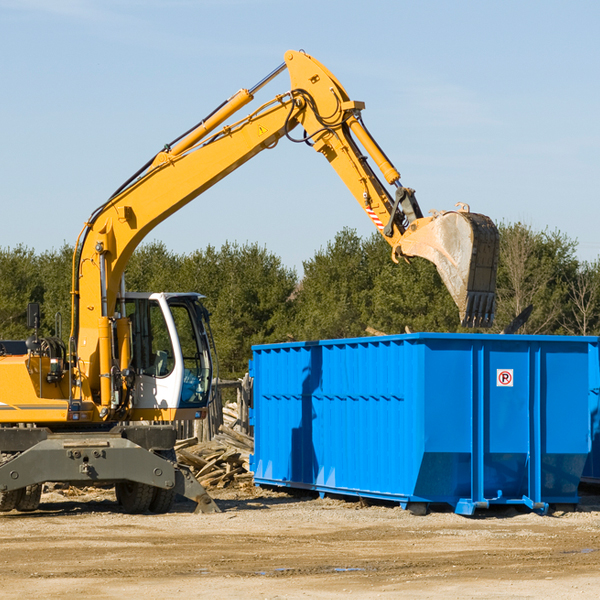 can i rent a residential dumpster for a construction project in Braddock Heights